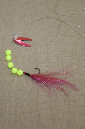Beads with hook and hair